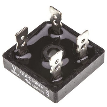Vishay 整流用 ブリッジダイオード 単相 35A， 800V， 28.6 x 28.6 x 7.7mm， VS-GBPC3508A VISHAY