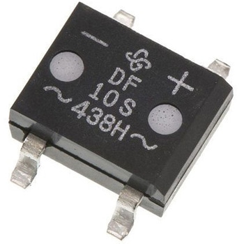 Vishay 整流用 ブリッジダイオード 単相 1A， 1000V， 8.51 x 6.5 x 3.3mm， DF10S-E3/77 VISHAY