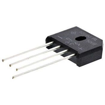 Vishay 整流用 ブリッジダイオード 単相 8A， 600V， 23.7 x 7.1 x 19.3mm， KBU8J-E4/51 VISHAY