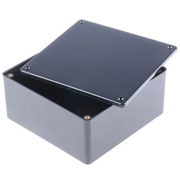 Hammond， 難燃性ABS， 高さ：59 mm， 奥行き：120 mm 1591UBK HAMMOND