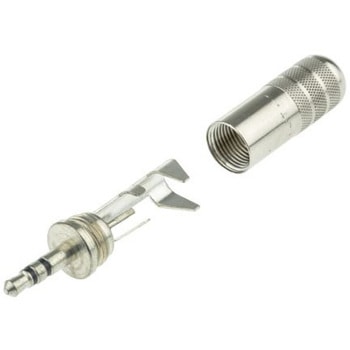 Switchcraft (スイッチクラフト)，  フォーンコネクタ 3.5 mm ケーブルマウント ステレオ SWITCHCRAFT