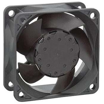ebm-papst 軸流ファン 電源電圧：12 V dc， DC， 60 x 60 x 25mm， 632NU EBM PAPST