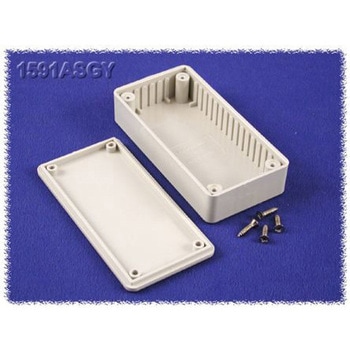 Hammond， ABS樹脂， 高さ：25 mm， 奥行き：100 mm 1591ASGY HAMMOND