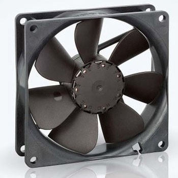 ebm-papst 軸流ファン 電源電圧：12 V dc， DC， 92 x 92 x 25mm， 3412NHH EBM PAPST