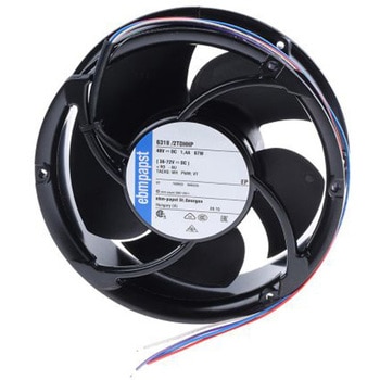 ebm-papst 軸流ファン 電源電圧：48 V dc， DC， 172 x 51mm， 6318/2TDHHP EBM PAPST