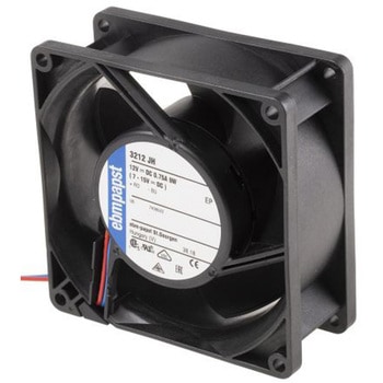 ebm-papst 軸流ファン 電源電圧：12 V dc， DC， 92 x 92 x 38mm， 3212JH EBM PAPST