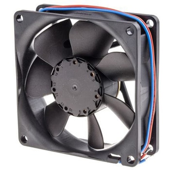 ebm-papst 軸流ファン 電源電圧：12 V dc， DC， 80 x 80 x 25mm， 8412NGH EBM PAPST