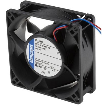 ebm-papst 軸流ファン 電源電圧：24 V dc， DC， 92 x 92 x 32mm， 3314NHH EBM PAPST