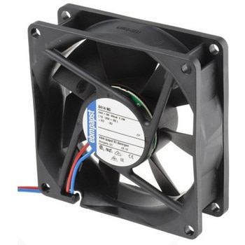 ebm-papst 軸流ファン 電源電圧：24 V dc， DC， 80 x 80 x 25mm， 8414NG EBM PAPST