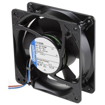 ebm-papst 軸流ファン 電源電圧：24 V dc， DC， 119 x 119 x 38mm， 4114N/2H5 EBM PAPST