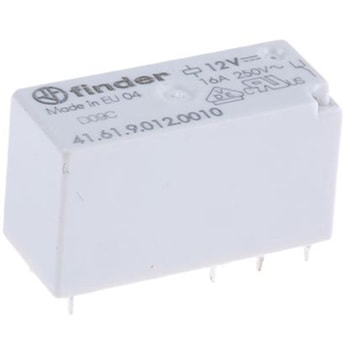 Finder パワーリレー 12V dc， 1c接点 基板実装タイプ FINDER