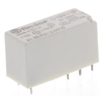 Finder パワーリレー 12V dc， 2c接点 基板実装タイプ FINDER
