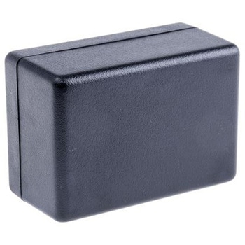 Hammond， 難燃性ABS， 高さ：28 mm， 奥行き：81 mm 1594BBK HAMMOND