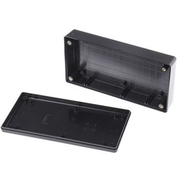 Hammond， 難燃性ABS， 高さ：34 mm， 奥行き：170 mm 1599EBK HAMMOND