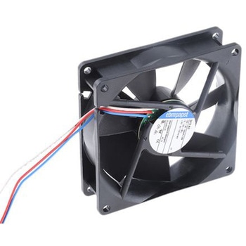 ebm-papst 軸流ファン 電源電圧：12 V dc， DC， 92 x 92 x 25mm， 3412N/2 EBM PAPST