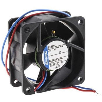ebm-papst 軸流ファン 電源電圧：12 V dc， DC， 60 x 60 x 25mm， 612NGMI EBM PAPST