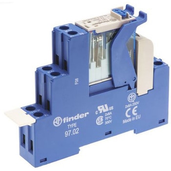 Finder インターフェイスリレー 24V dc 4C Series 250 → 440V ac FINDER