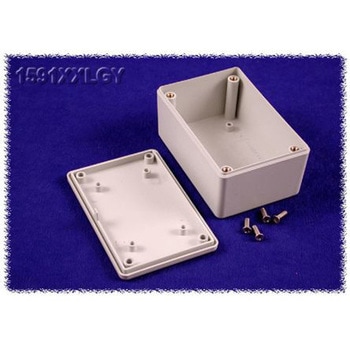 Hammond， ABS樹脂， 高さ：26 mm， 奥行き：85 mm 1591XXLGY HAMMOND
