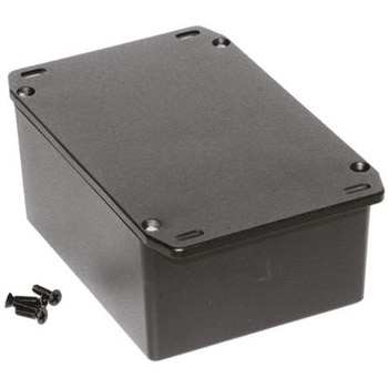 Hammond， アルミニウム， 高さ：56.5 mm， 奥行き：119.5 mm 1590CFLBK HAMMOND
