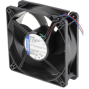 ebm-papst 軸流ファン 電源電圧：12 V dc， DC， 119 x 119 x 38mm， 4412ML EBM PAPST