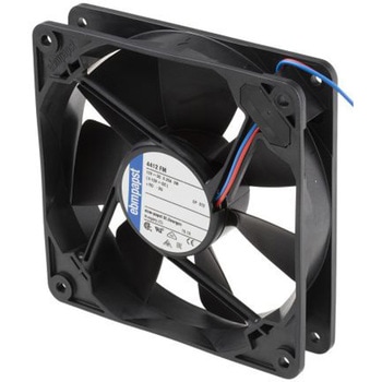 ebm-papst 軸流ファン 電源電圧：12 V dc， DC， 119 x 119 x 25mm， 4412FM EBM PAPST