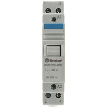 Finder パワーリレー 24V dc DPST DINレールタイプ FINDER