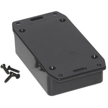 Hammond， ABS樹脂， 高さ：22 mm， 奥行き：84.8 mm 1591MSFLBK HAMMOND