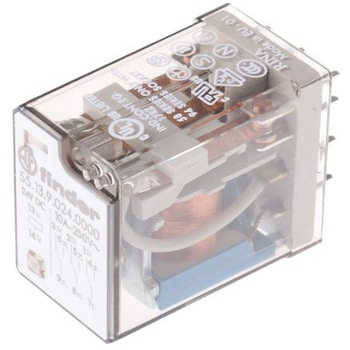 Finder パワーリレー 24V dc， 3c接点 基板実装タイプ FINDER