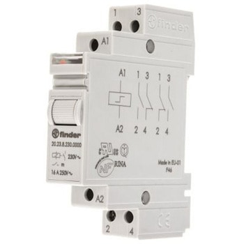 Finder パワーリレー 230V ac SP-NC， SP-NO DINレールタイプ FINDER