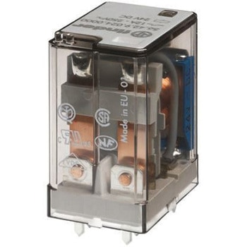 Finder パワーリレー 12V dc， 2c接点 基板実装タイプ FINDER