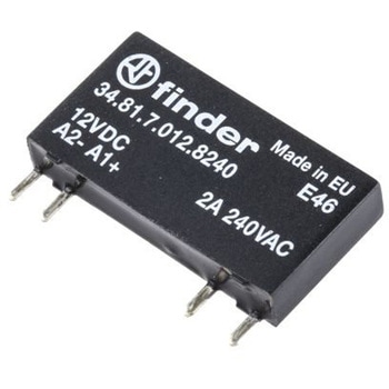 Finder ソリッドステートリレー 最大負荷電流:2 A 最大負荷電圧:240 V ac 基板実装， 34.81.7.012.8240 FINDER
