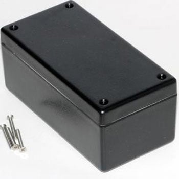 Hammond， ABS樹脂， 高さ：43 mm， 奥行き：132 mm 1594DWBK HAMMOND