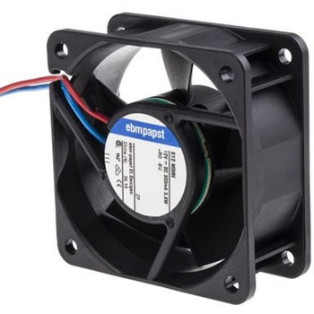 ebm-papst 軸流ファン 電源電圧：12 V dc， DC， 60 x 60 x 25mm， 612NGHH EBM PAPST