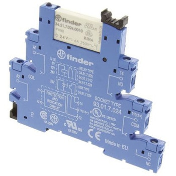 Finder インターフェイスリレー 24V dc 38 Series FINDER