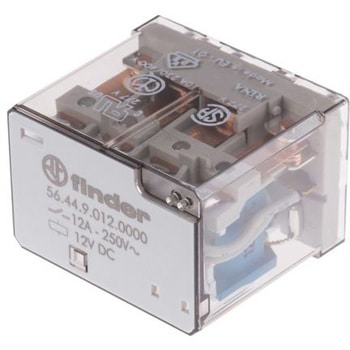 Finder パワーリレー 12V dc， 4c接点 基板実装タイプ FINDER