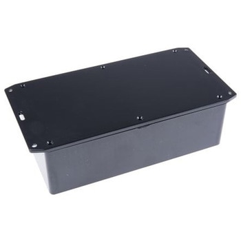 Hammond， 難燃性ABS， 高さ：61 mm， 奥行き：191 mm 1591EFLBK HAMMOND