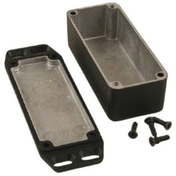 Hammond， アルミニウム， 高さ：31 mm， 奥行き：122 mm 1590WAFLBK HAMMOND