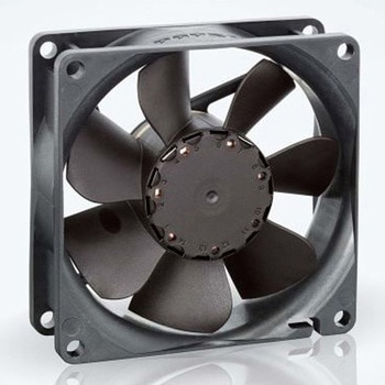 ebm-papst 軸流ファン 電源電圧：24 V dc， DC， 80 x 80 x 25mm， 8414N/2G EBM PAPST