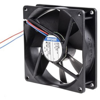 ebm-papst 軸流ファン 電源電圧：24 V dc， DC， 92 x 92 x 25mm， 3414NGL EBM PAPST