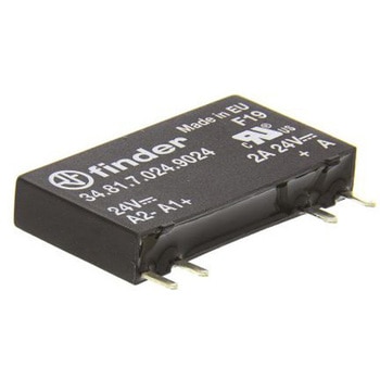 Finder ソリッドステートリレー 最大負荷電流:6 A 最大負荷電圧:24 V dc 基板実装， 34.81.7.024.9024 FINDER