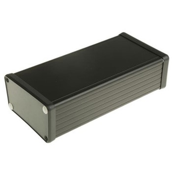 Hammond， アルミニウム， 高さ：43 mm， 奥行き：160 mm 1455K1602BK HAMMOND