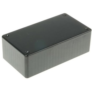 Hammond， 難燃性ABS， 高さ：40 mm， 奥行き：120 mm 1591CBK - HAMMOND