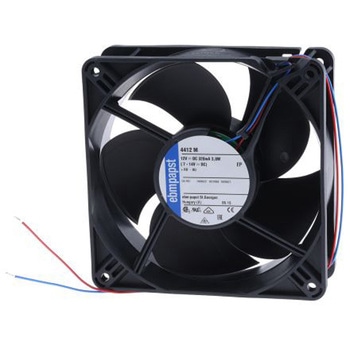 ebm-papst 軸流ファン 電源電圧：12 V dc， DC， 119 x 119 x 38mm， 4412M EBM PAPST