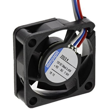 ebm-papst 軸流ファン 電源電圧：12 V dc， DC， 25 x 25 x 8mm， 252/2N EBM PAPST