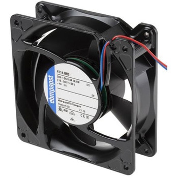 ebm-papst 軸流ファン 電源電圧：24 V dc， DC， 119 x 119 x 38mm， 4114NH3 EBM PAPST