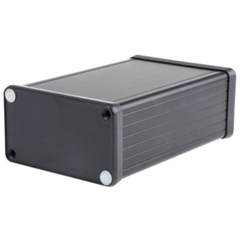 Hammond， アルミニウム， 高さ：43 mm， 奥行き：120 mm 1455K1202BK HAMMOND