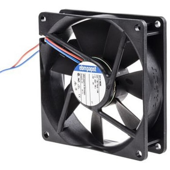 ebm-papst 軸流ファン 電源電圧：24 V dc， DC， 92 x 92 x 25mm， 3414NGM EBM PAPST
