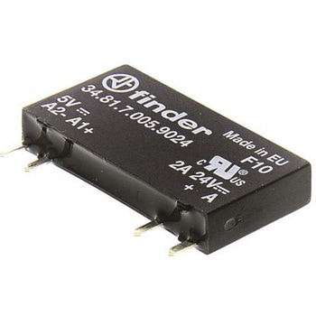 Finder ソリッドステートリレー 最大負荷電流:6 A 最大負荷電圧:24 V dc 基板実装， 34.81.7.005.9024 FINDER
