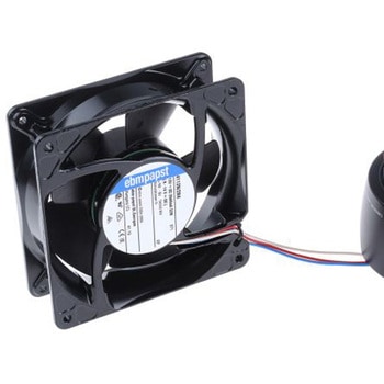 ebm-papst 軸流ファン 電源電圧：12 V dc， DC， 119 x 119 x 38mm， 4112N/2H4 EBM PAPST