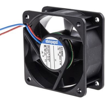 ebm-papst 軸流ファン 電源電圧：12 V dc， DC， 60 x 60 x 25mm， 612NGMLE EBM PAPST